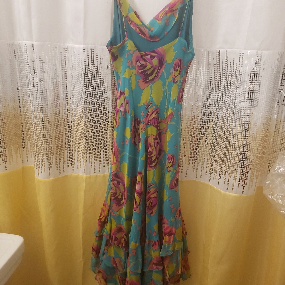 Betsy Johnson New York vintage dress, absolutely perfect, silk on silk